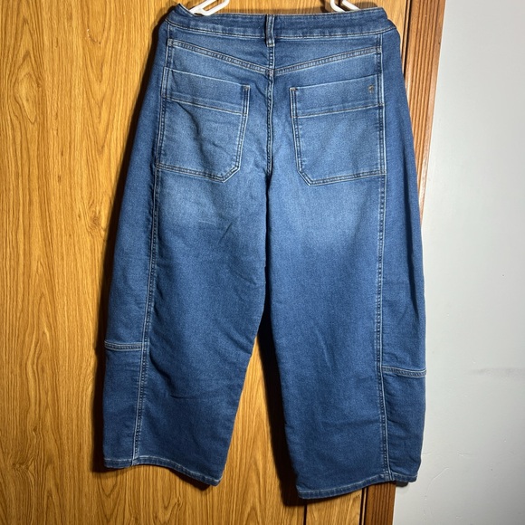 Pilcro Blue Wide Leg Jeans - Picture 2 of 4